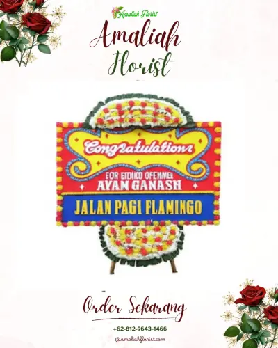 Bunga Papan Congratulation di Kebon Waru